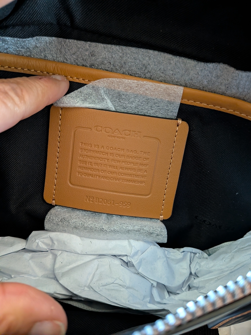 Coach Rivington Belt Bag In Colorblock Washed Steel UNISEXY - Picture 5 of 9